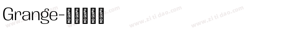 Grange字体转换