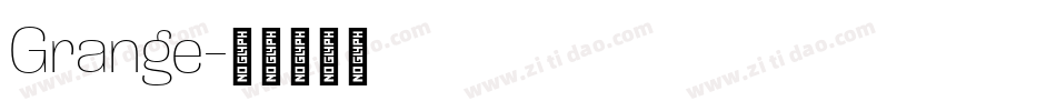 Grange字体转换