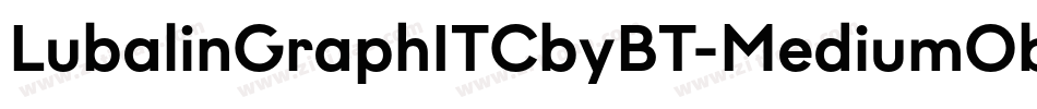 LubalinGraphITCbyBT-MediumObl字体转换