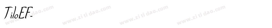 TiloEF字体转换
