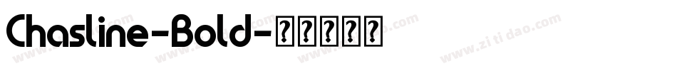 Chasline-Bold字体转换