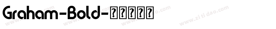 Graham-Bold字体转换