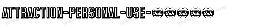 Attraction-Personal-Use字体转换