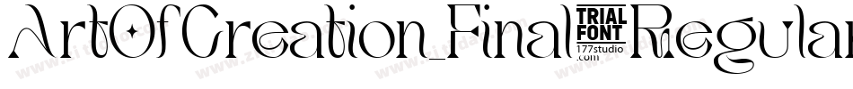 ArtOfCreation_Final-Regular字体转换