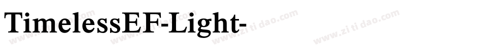 TimelessEF-Light字体转换