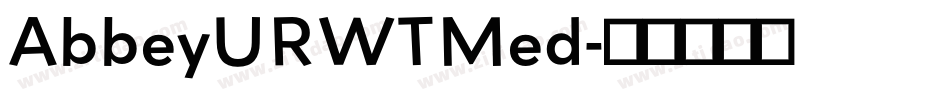 AbbeyURWTMed字体转换