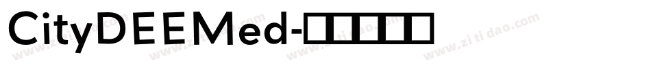 CityDEEMed字体转换