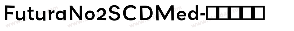 FuturaNo2SCDMed字体转换