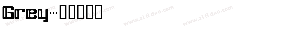 Grey字体转换