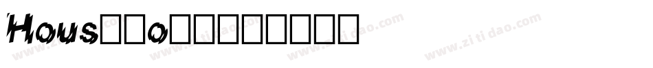 Household字体转换