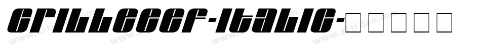 CrilleeEF-Italic字体转换