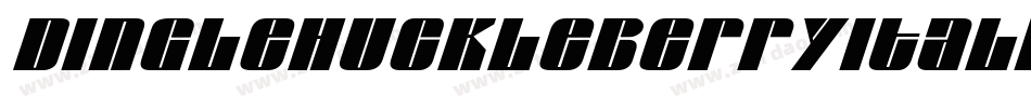 DinglehuckleberryItalic-Ya2y字体转换