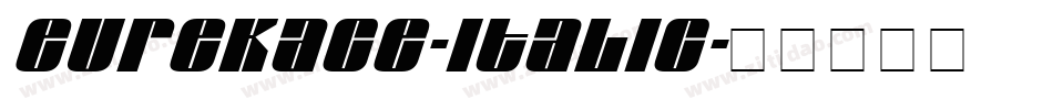 EurekaCE-Italic字体转换