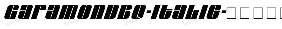 GaramondBQ-Italic字体转换