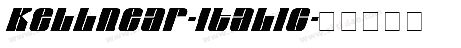 Kellnear-Italic字体转换