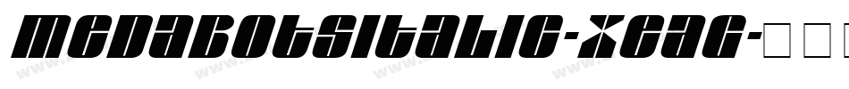 MedabotsItalic-Xeag字体转换