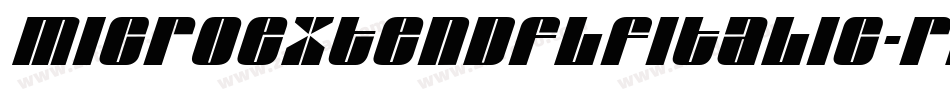 MicroextendflfItalic-RpJ6字体转换 MicroextendflfItalic-RpJ6字体转换