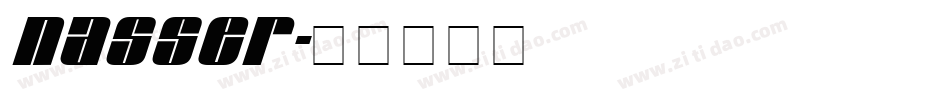 NASSER字体转换