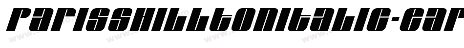 ParissHilltonItalic-EapyW字体转换