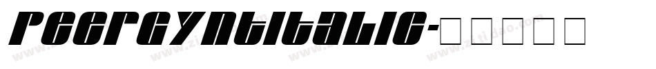 PeerGyntItalic字体转换