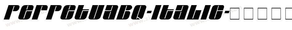 PerpetuaBQ-Italic字体转换