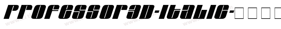 Professor3D-Italic字体转换