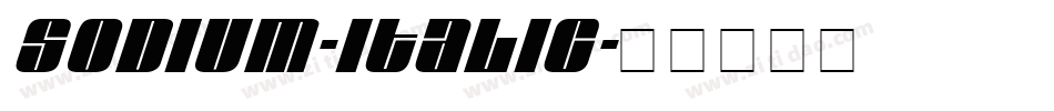 Sodium-Italic字体转换