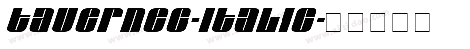 TauernEC-Italic字体转换