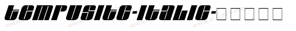 TempusITC-Italic字体转换