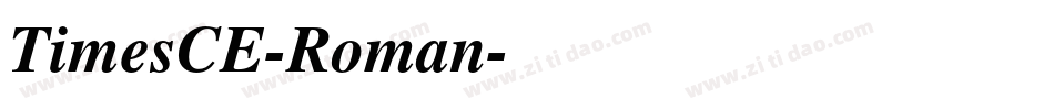 TimesCE-Roman字体转换