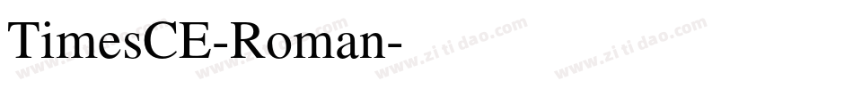 TimesCE-Roman字体转换