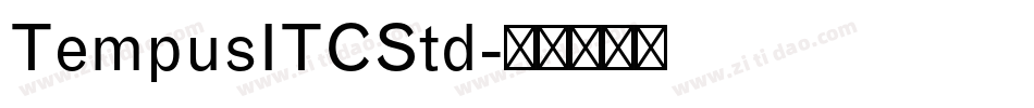 TempusITCStd字体转换