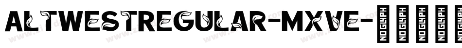 AltWestRegular-Mxve字体转换