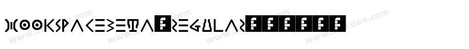 HookspaceBeta-Regular字体转换
