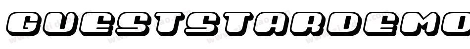 GuestStarDemoOutline-MVW1x字体转换