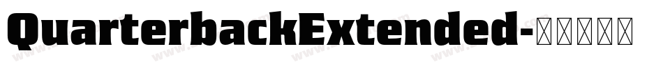 QuarterbackExtended字体转换