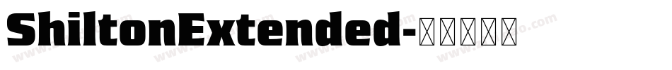 ShiltonExtended字体转换