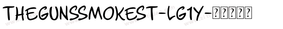 TheGunsSmokeSt-lG1y字体转换