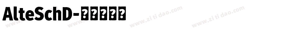 AlteSchD字体转换