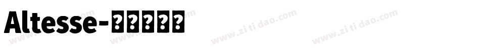Altesse字体转换