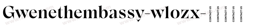 Gwenethembassy-w1ozx字体转换