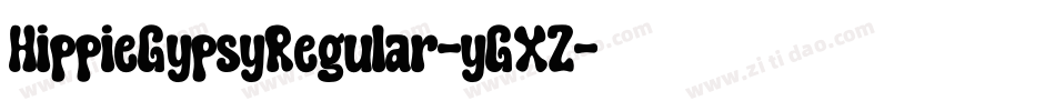 HippieGypsyRegular-yGXZ字体转换