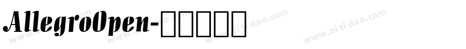 AllegroOpen字体转换
