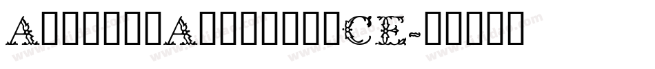 AntiqueAncienneCE字体转换
