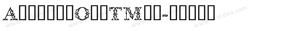 AntiqueOliTMed字体转换
