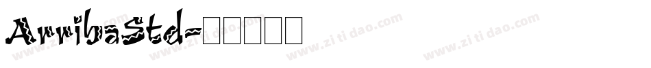 ArribaStd字体转换