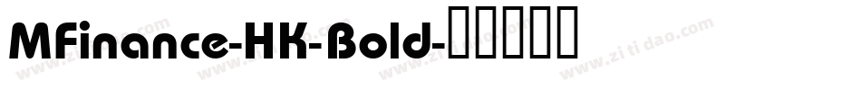 MFinance-HK-Bold字体转换