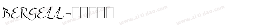 BERGELL字体转换