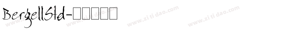 BergellStd字体转换