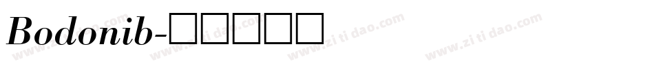Bodonib字体转换